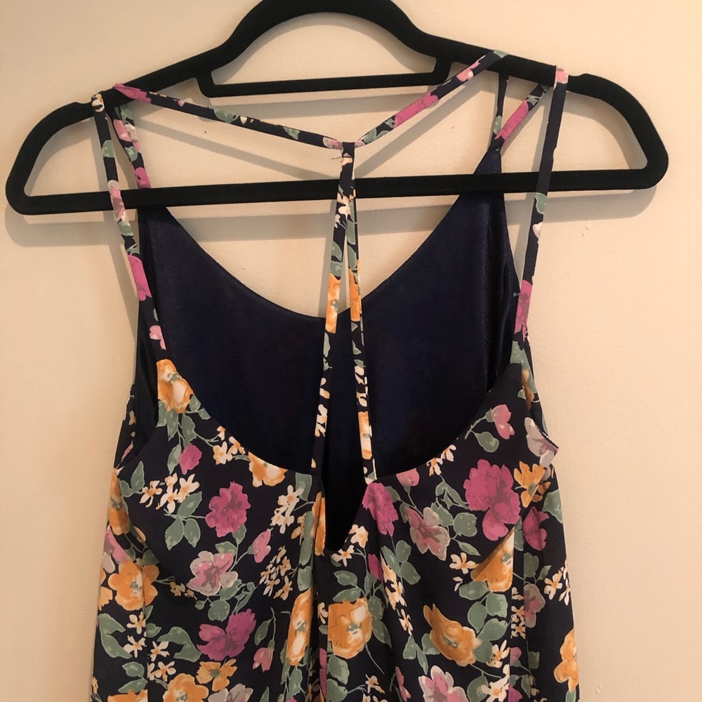 Tobi Blue Flower Sleeveless Dress - Picture 4 of 6